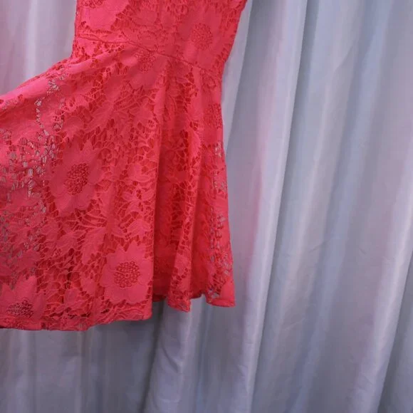 Aeropostale Bright Coral Mini Dress - Picture 7 of 9